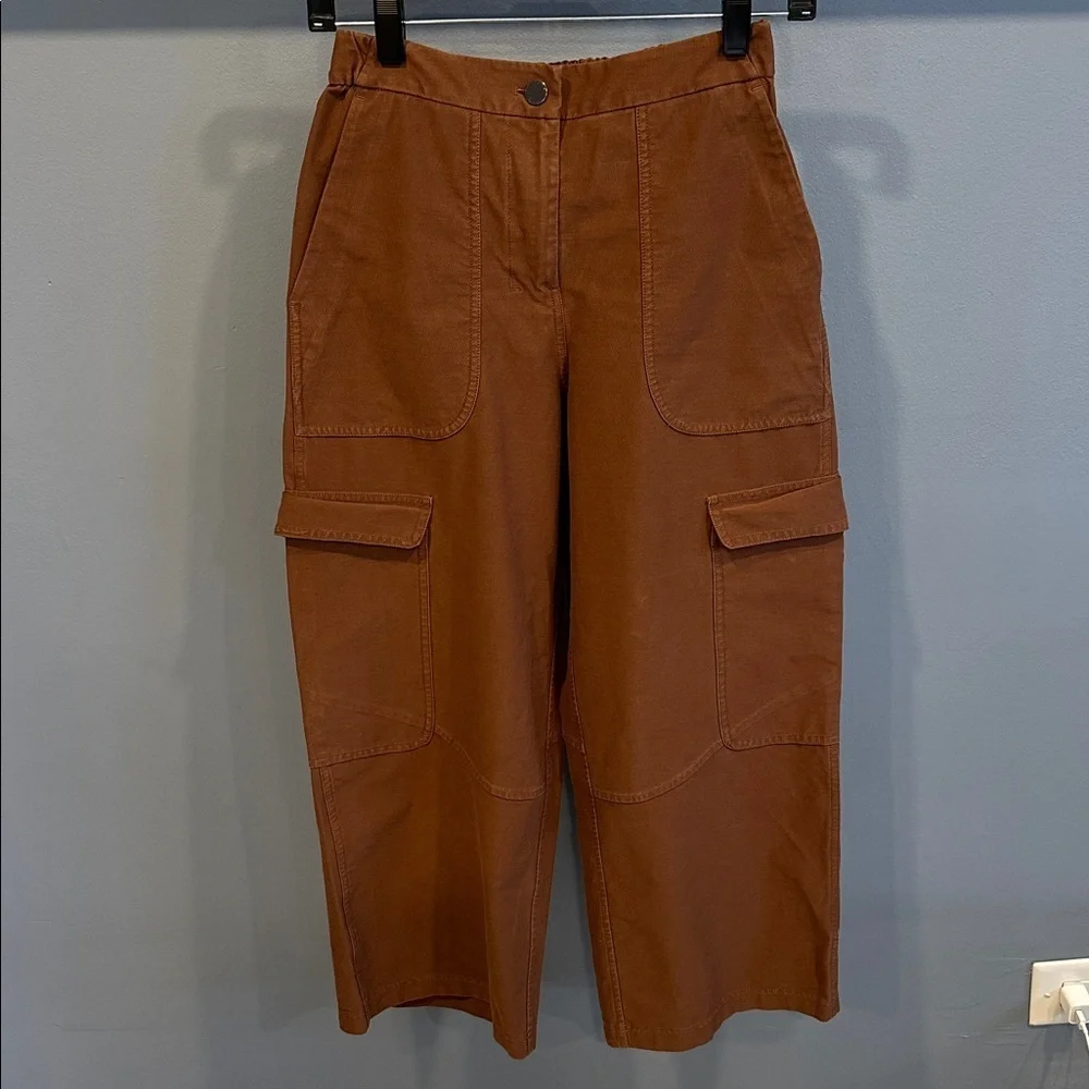 Lululemon Light Utilitech Cargo Pocket High-Rise Crop Pants Brown W6CDMS Size 25